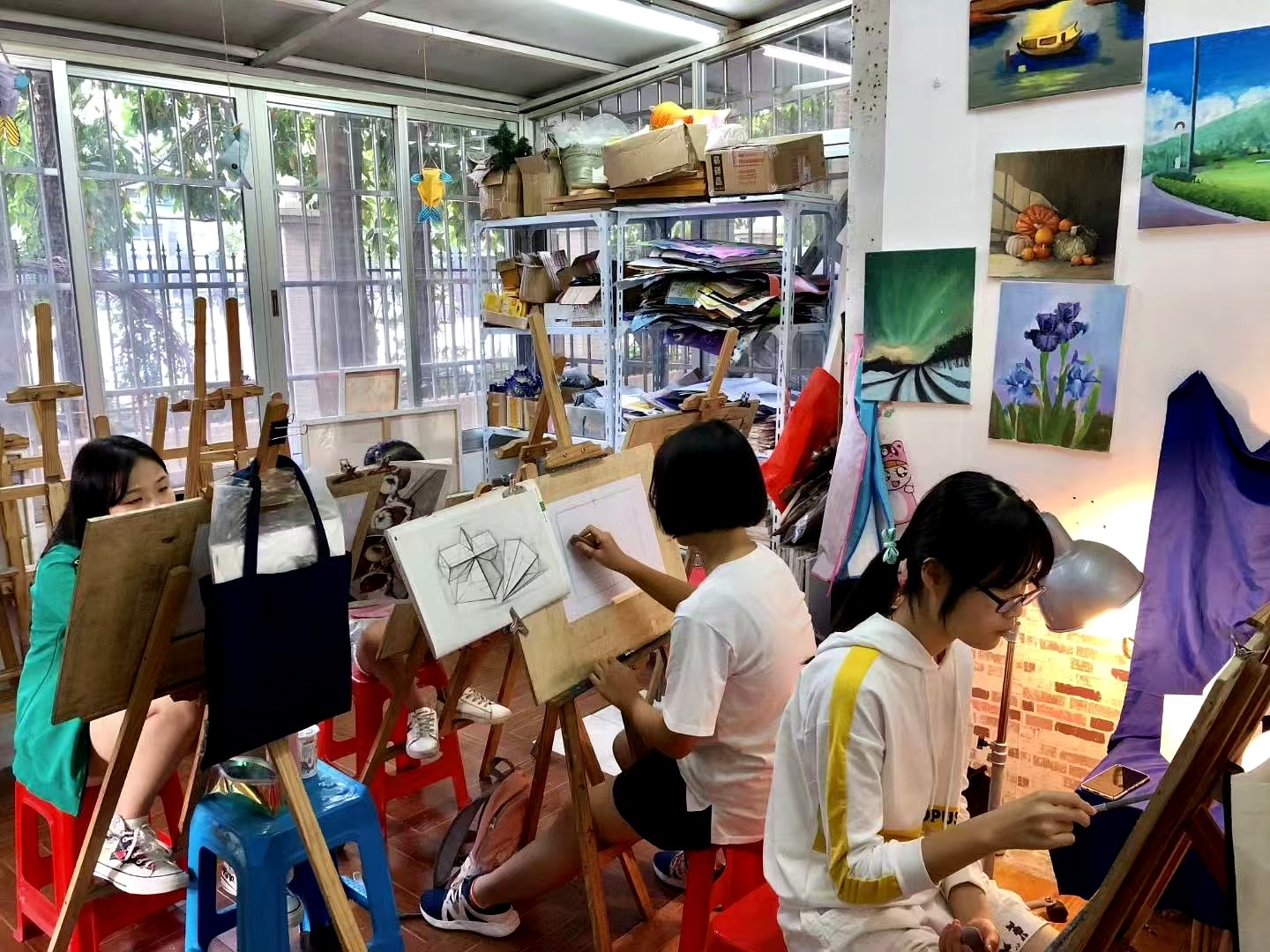 夕阳画梦过往艺术空间素描课堂